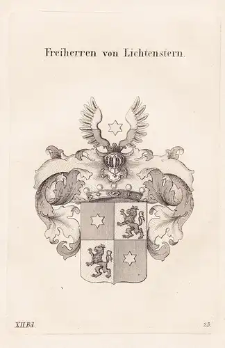 Freiherren von Lichtenstern - Wappen coat of arms