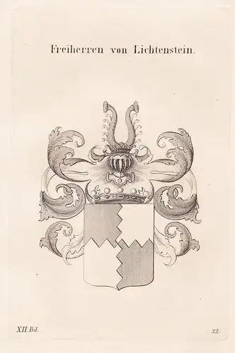 Freiherren von Lichtenstein - Wappen coat of arms