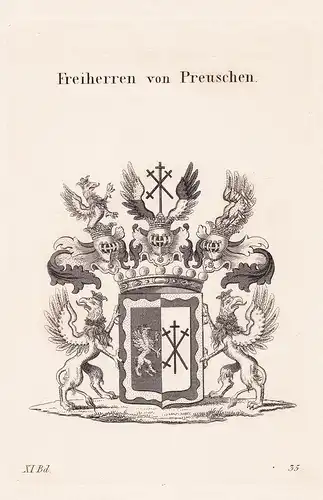 Freiherren von Preuschen - Wappen coat of arms