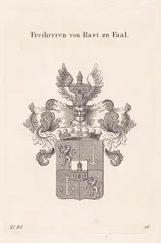 Freiherren von Rast zu Faal - Wappen coat of arms