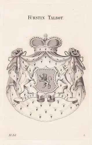 Fürstin Talbot - Wappen coat of arms