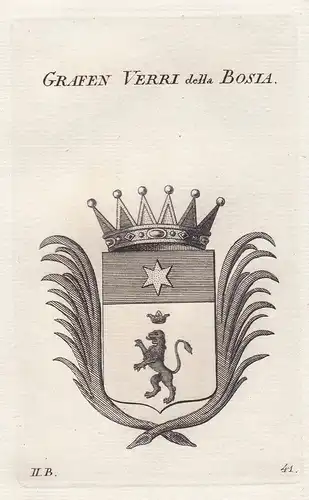 Grafen Verri della Bosia - Wappen coat of arms