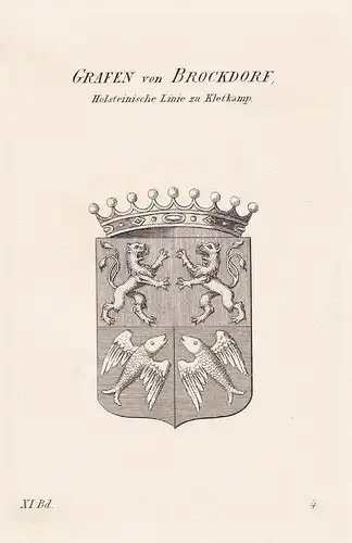Grafen von Brockdorf - Wappen coat of arms