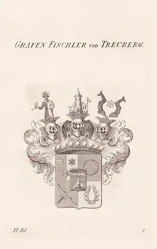 Grafen Fischler von Treuberg - Wappen coat of arms