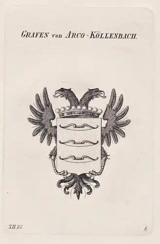 Grafen von Arco Köllenbach - Wappen coat of arms