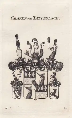 Grafen von Tattenbach - Wappen coat of arms