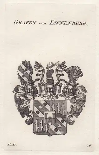 Grafen von Tannenberg - Wappen coat of arms