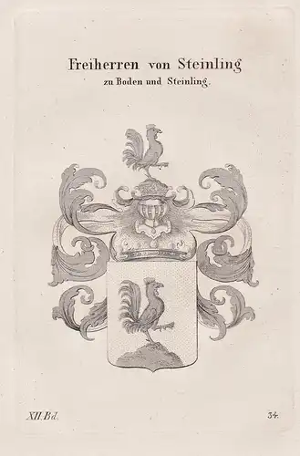 Freiherren von Steinling zu Boden und Steinling - Wappen coat of arms