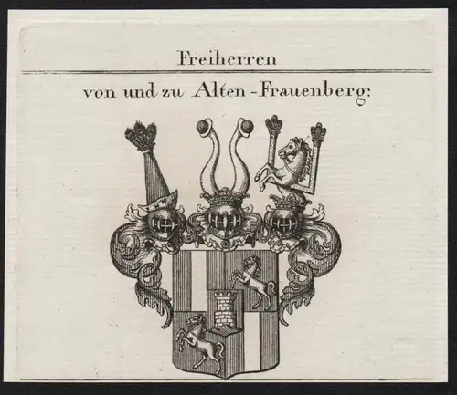 Freiherren von und zu Alten-Frauenberg - Wappen coat of arms