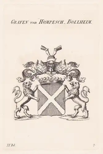 Grafen von Hompesch_Bollheim - Wappen coat of arms