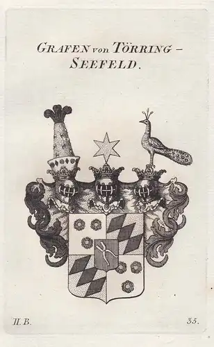 Grafen von Törring Seefeld - Wappen coat of arms