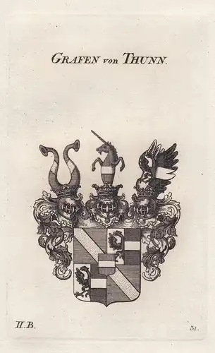 Grafen von Thunn - Wappen coat of arms