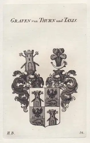 Grafen von Thurn und Taxis - Wappen coat of arms