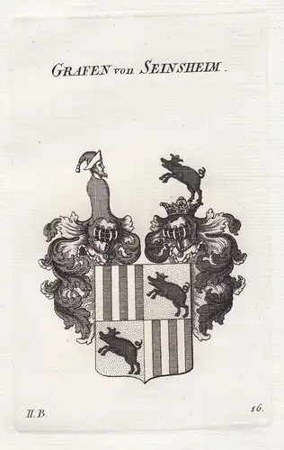 Grafen von Seinsheim - Wappen coat of arms