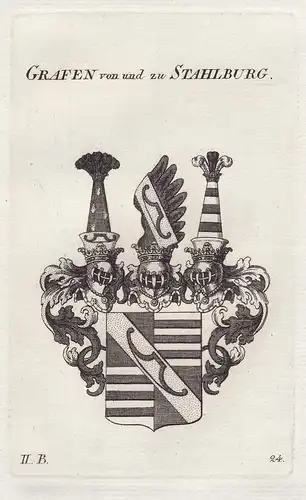 Grafen von und zu Stahlburg - Wappen coat of arms