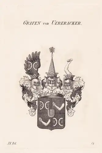 Grafen von Ueberacker - Wappen coat of arms