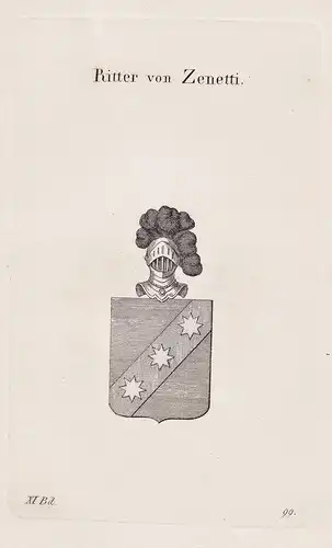 Ritter von Zenetti - Wappen coat of arms