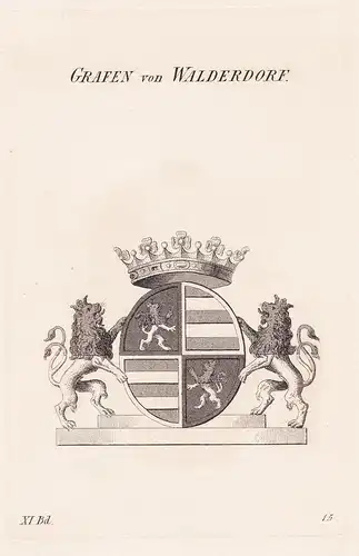 Grafen von Walderdorf - Wappen coat of arms