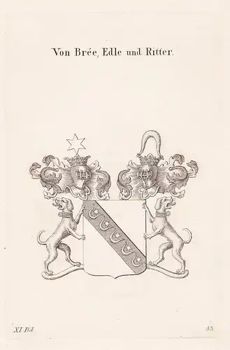 Von Bree, Edle und Ritter - Wappen coat of arms