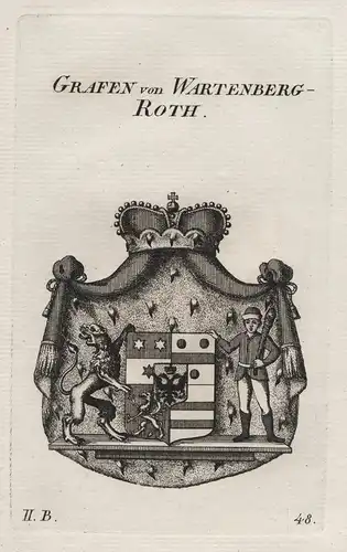 Grafen von Wartenberg-Roth - Wappen coat of arms