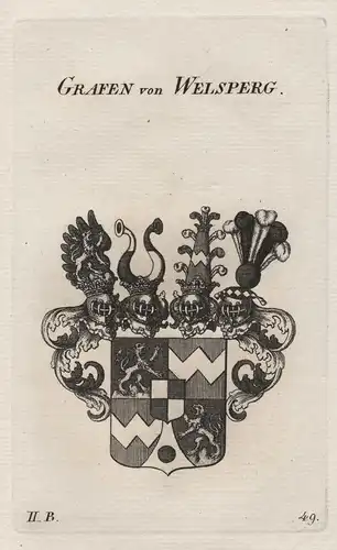 Grafen von Welsperg - Wappen coat of arms