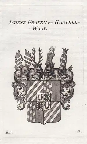 Schenk, Grafen von Kastell Waal - Wappen coat of arms