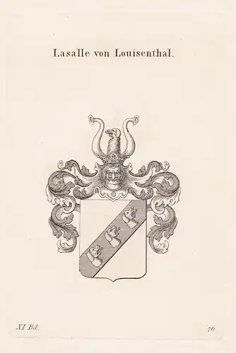 Lasalle von Louisenthal - Wappen coat of arms