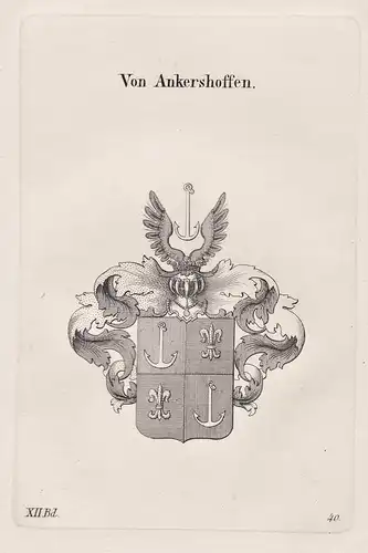 Von Ankershoffen - Wappen coat of arms