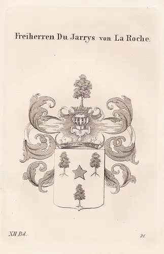 Freiherren Du Jarrys von La Roche - Wappen coat of arms