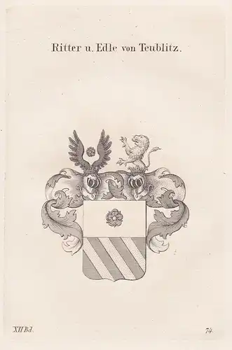 Ritter u. Edle von Teublitz - Wappen coat of arms