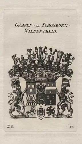 Grafen von Schönborn Wiesentheid - Wappen coat of arms