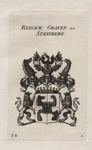 Reisach, Grafen zu Steinberg - Wappen coat of arms