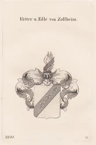 Ritter u. Edle von Zollheim - Wappen coat of arms