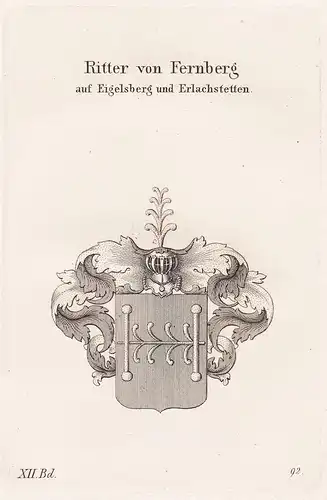 Ritter von Fernberg - Wappen coat of arms