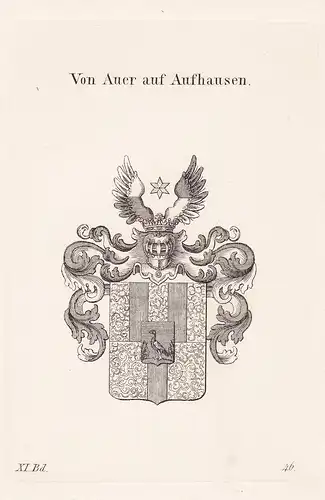Von Auer auf Aufhausen - Wappen coat of arms