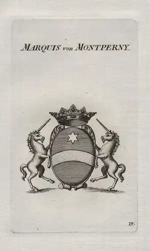 Marquis von Montperny - Wappen coat of arms