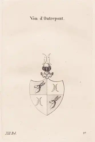 Von d'Qutrepont - Wappen coat of arms