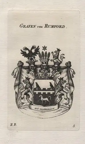 Grafen zu Rumford - Wappen coat of arms
