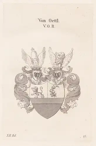 Von Oettl - Öttl Wappen coat of arms
