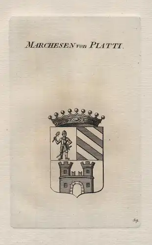 Marchesen von Platti - Wappen coat of arms
