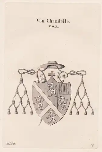 Von Chandelle - Wappen coat of arms