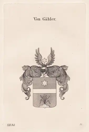 Von Gähler - Wappen coat of arms