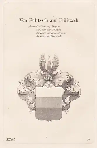 Von Feilitzsch auf Feilitzsch - Wappen coat of arms