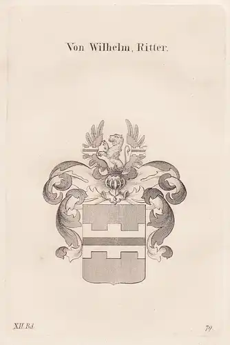 Von Wilhelm, Ritter - Wappen coat of arms