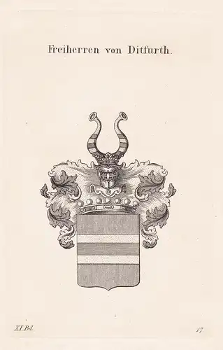 Freiherren von Ditfurth - Wappen coat of arms