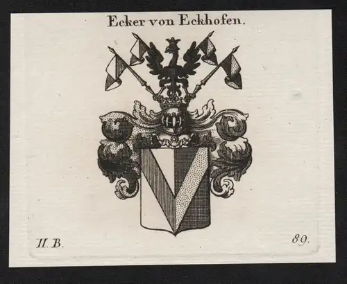 Ecker von Echhofen - Wappen coat of arms