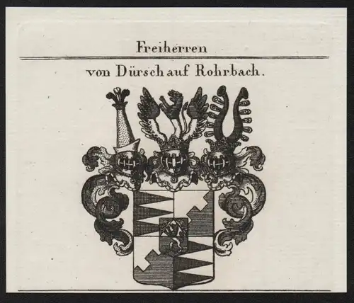 Freiherren von Dürsch auf Rohrbach - Wappen coat of arms