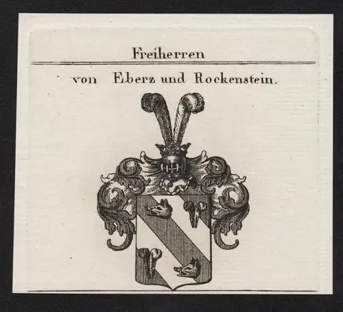 Freiherren von Eberz und Rockenstein - Wappen coat of arms