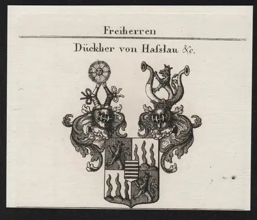 Freiherren Dückher von Hasslau - Wappen coat of arms
