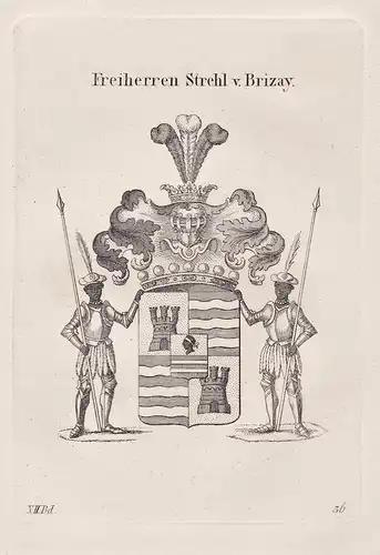 Freiherren Strehl v. Brizay - Wappen coat of arms